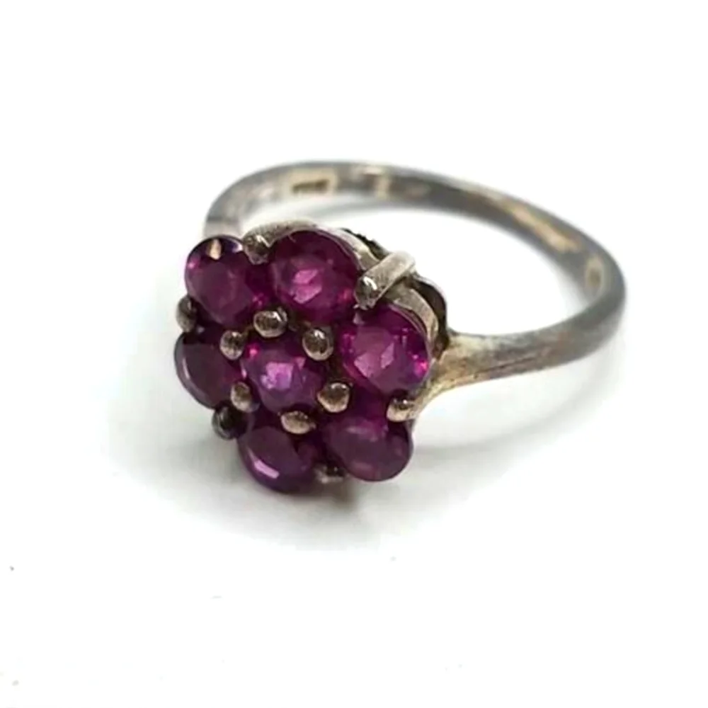 Pink Garnet 925 Sterling Silver Jewelry Set - Picture 7 of 7